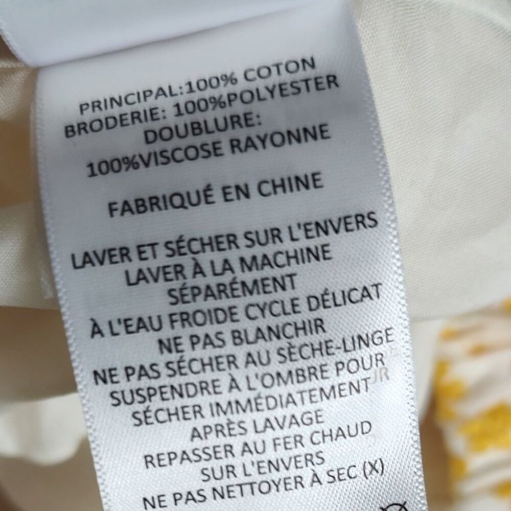 Significant Other Allure Yellow Strapless Maxi Dress Sunflower Embroidered NEW - Picture 13 of 14
